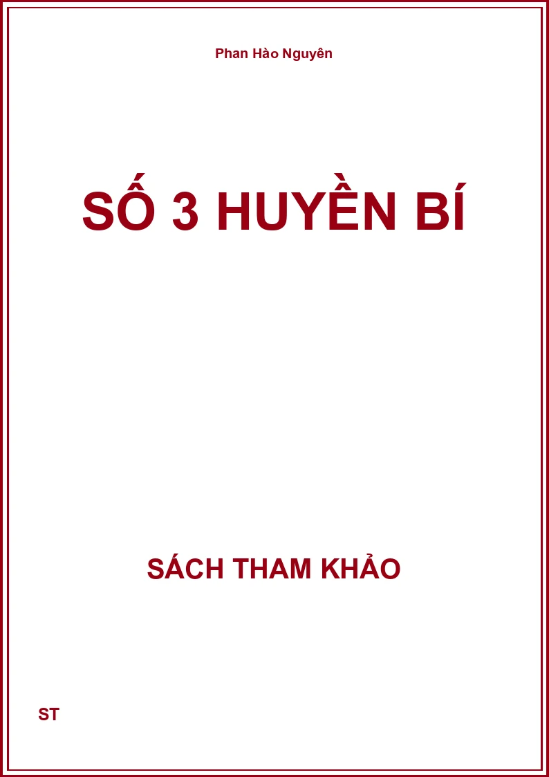 Số 3 huyền bí