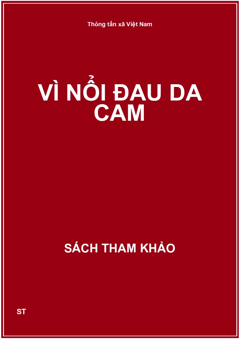 Vì nổi đau da cam