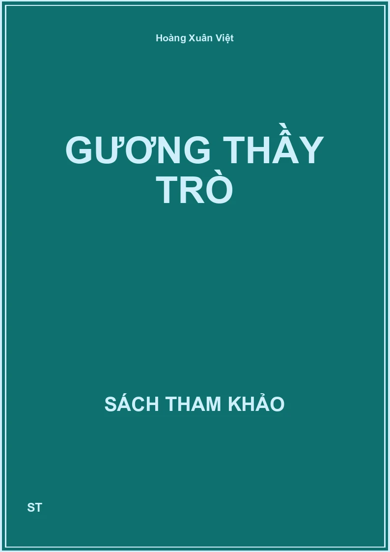 Gương thầy trò