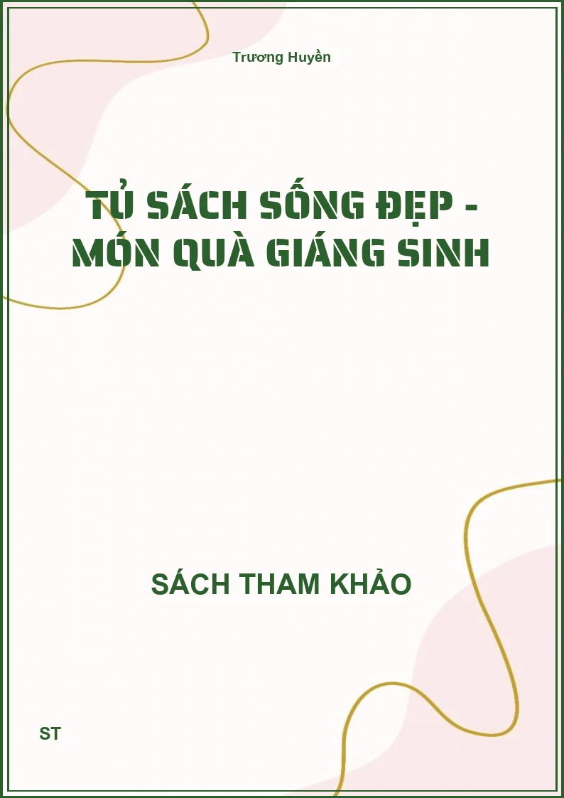 Tủ sách sống đẹp - Món quà giáng sinh