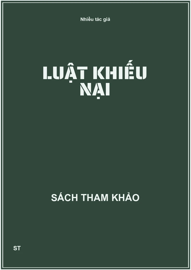 Luật khiếu nại