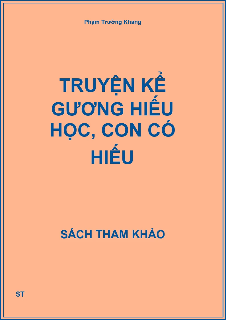 Truyện kể gương hiếu học, con có hiếu