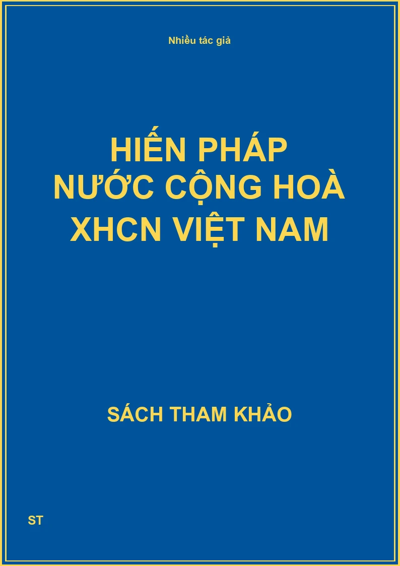 Hiến pháp nước cộng hoà XHCN Việt Nam