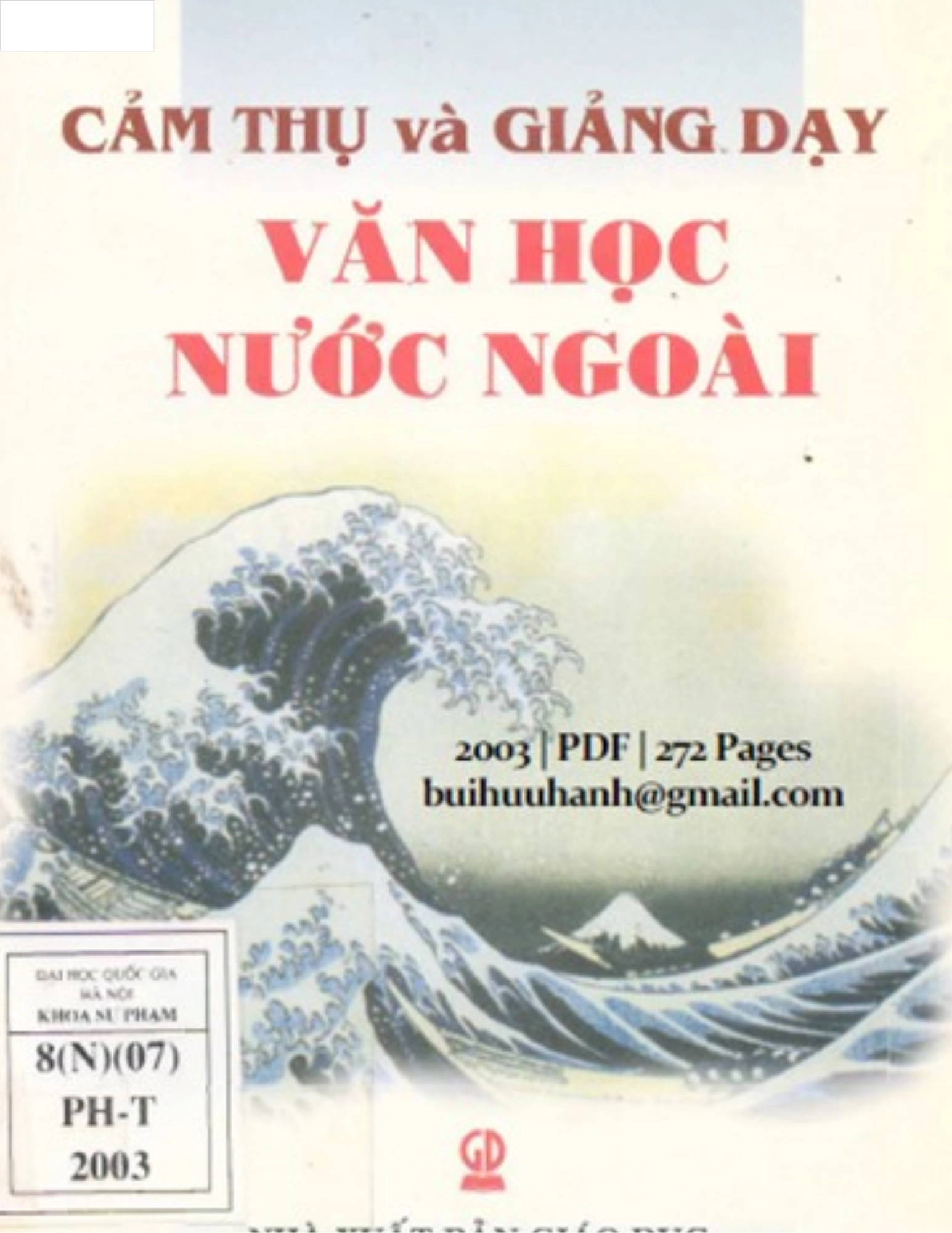 Cảm thụ và giảng dạy Văn học nước ngoài