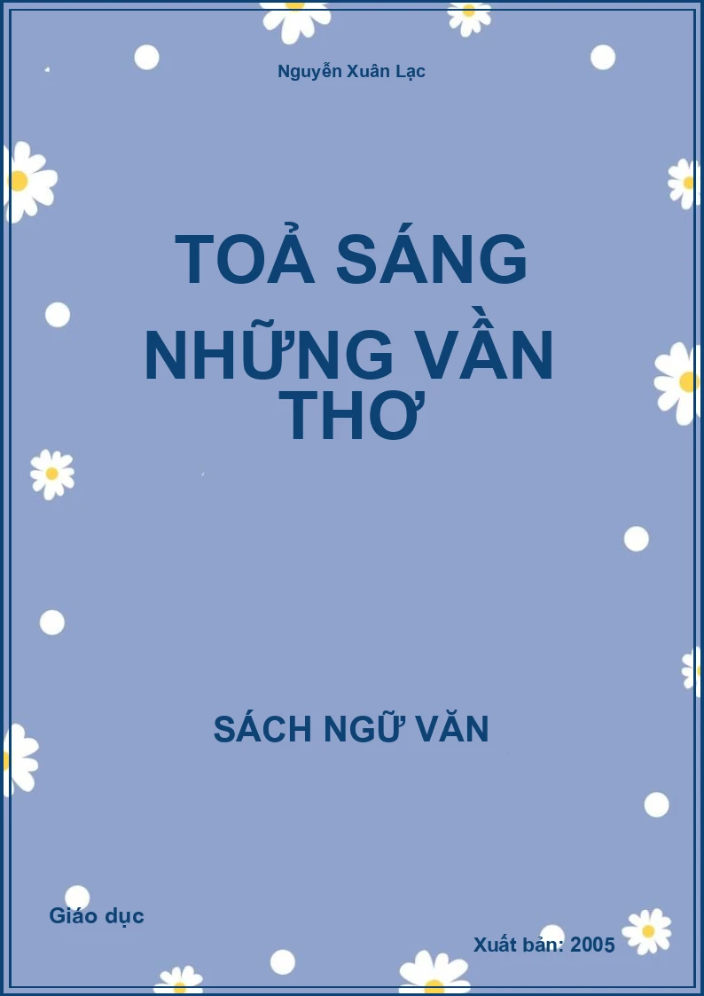 Toả sáng những vần thơ