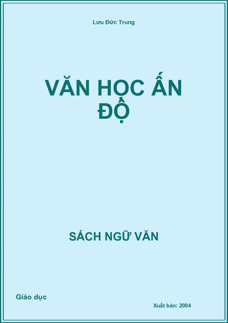 Văn học Ấn độ