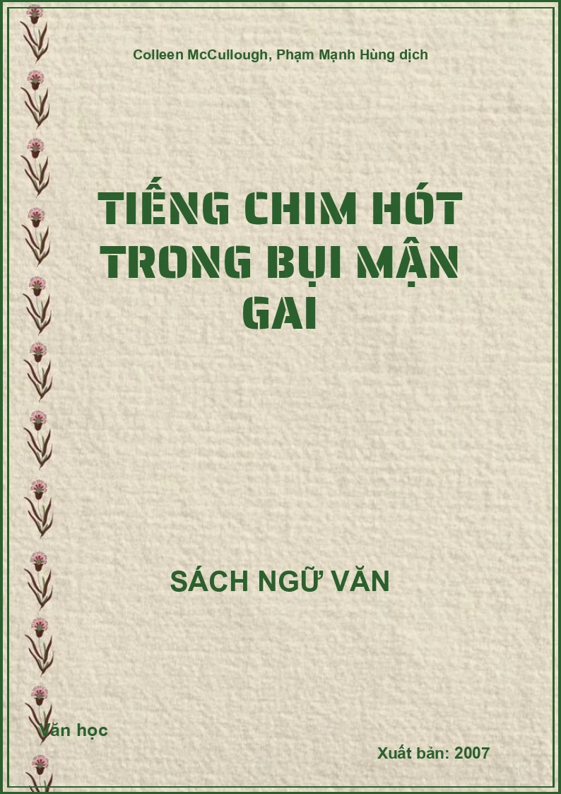 Tiếng chim hót trong bụi mận gai