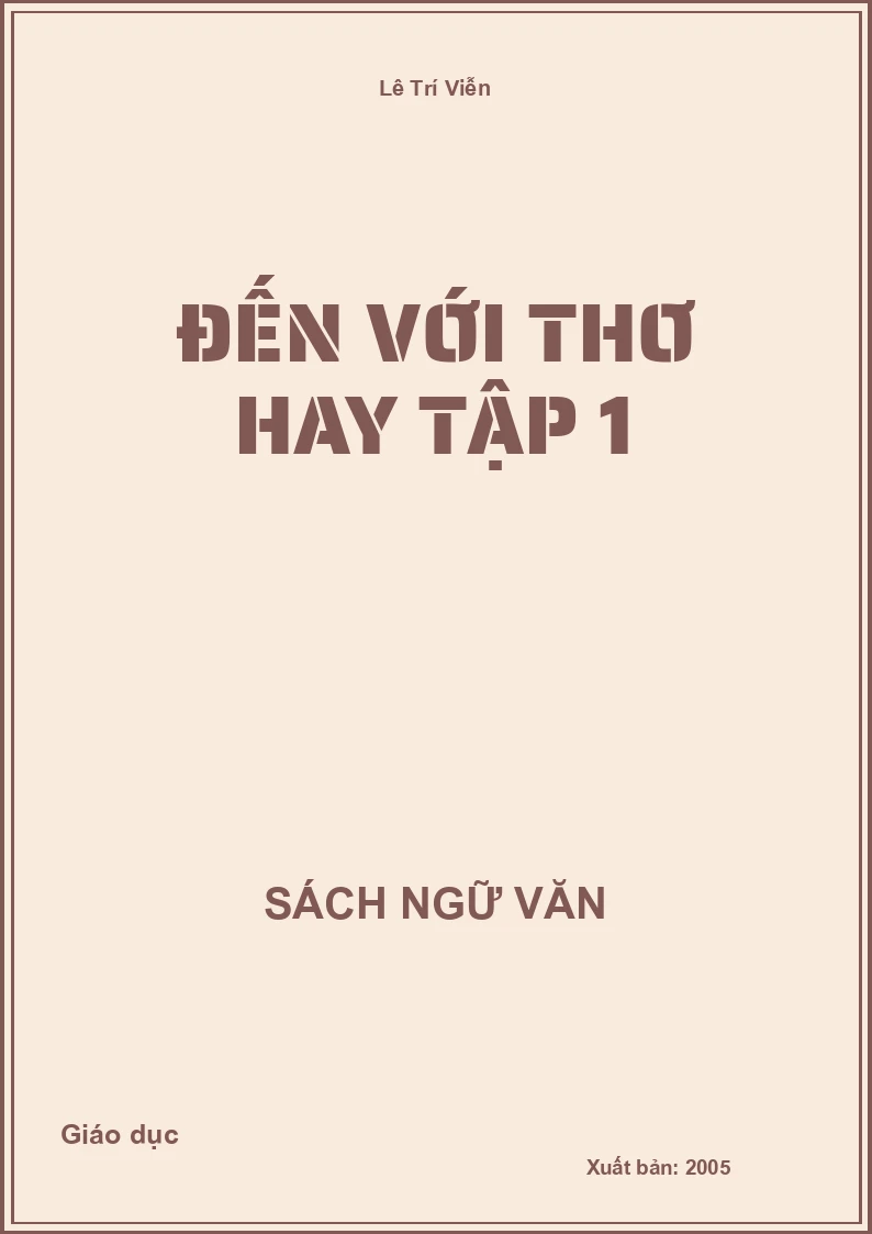 Đến với thơ hay Tập 1