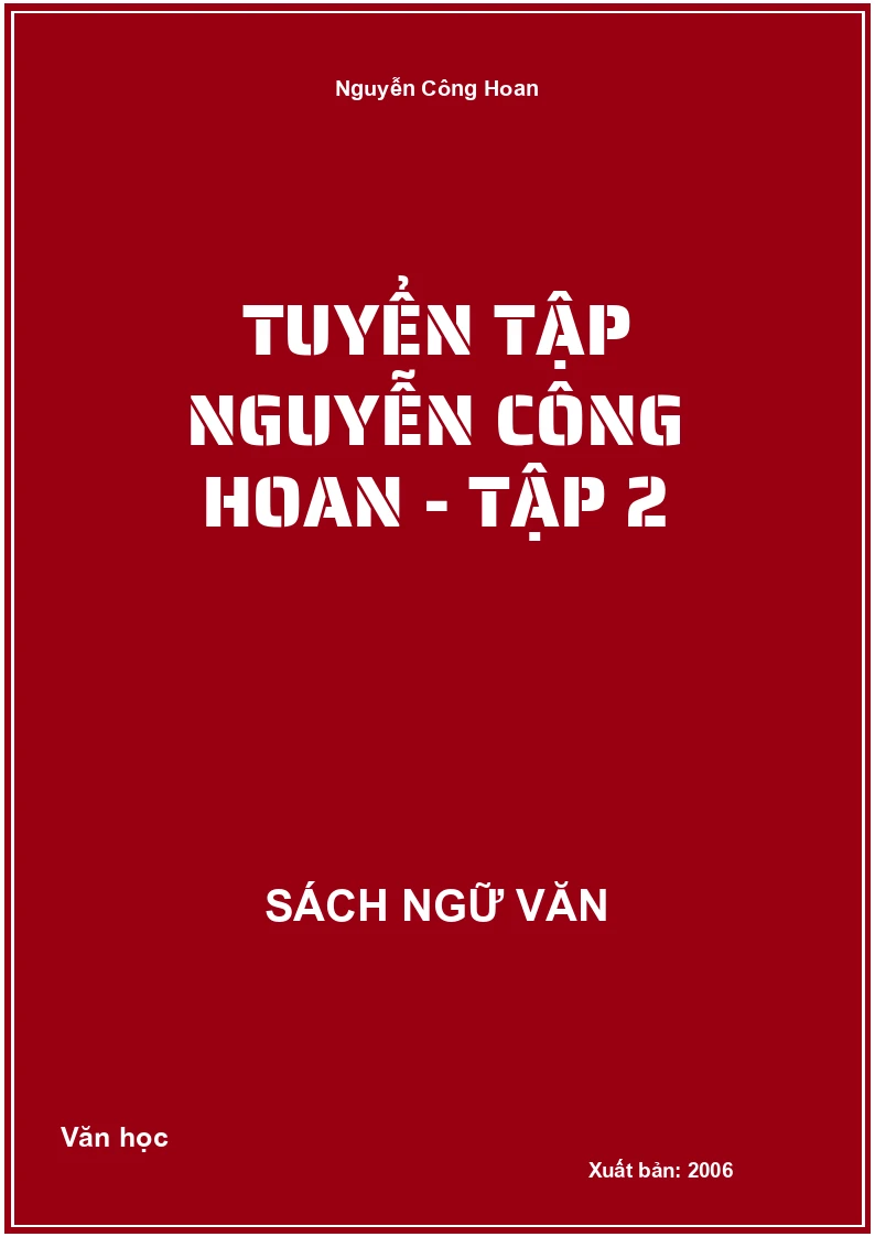 Tuyển tập Nguyễn Công Hoan - Tập 2