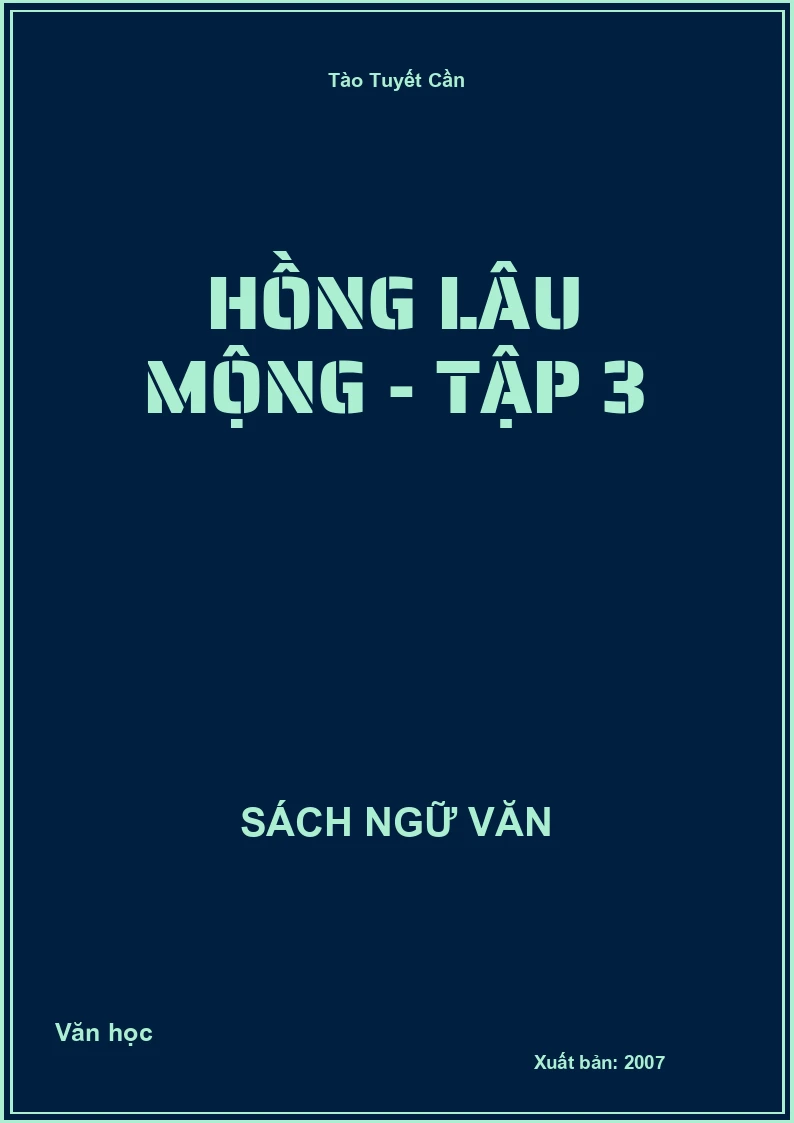 Hồng Lâu Mộng - Tập 3