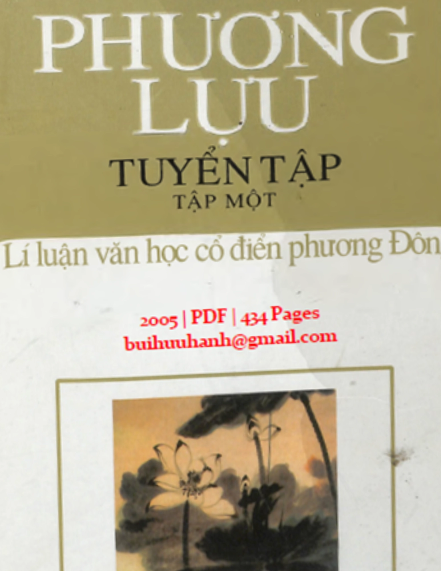 Tuyển tập Phương Lựu - Tập 1