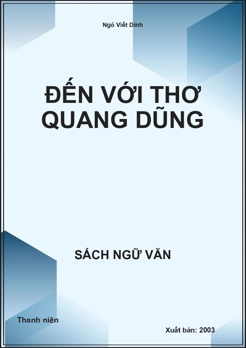 Đến với thơ Quang Dũng