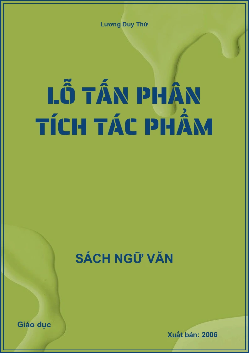 Lỗ Tấn phân tích tác phẩm