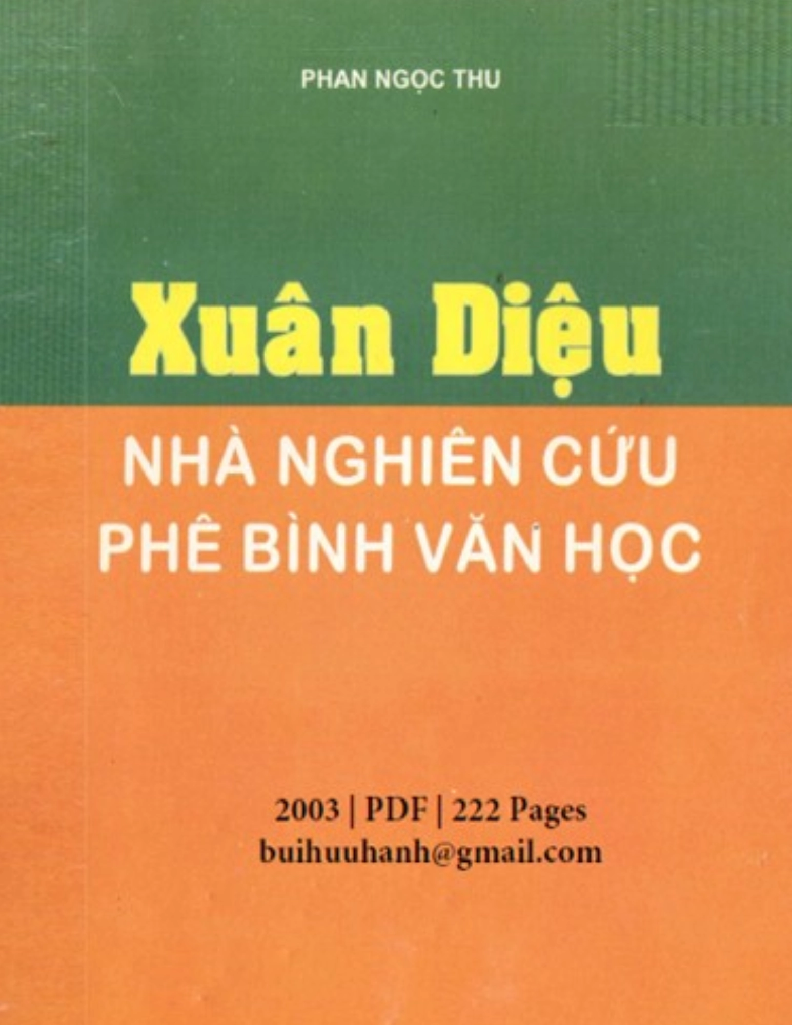 Xuân Diệu - Nhà nghiên cứu phê bình văn học