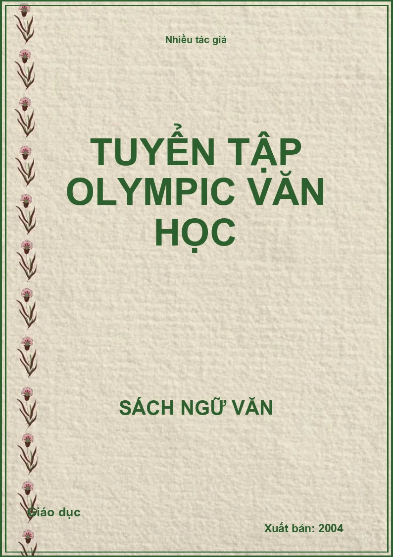 Tuyển tập Olympic Văn học