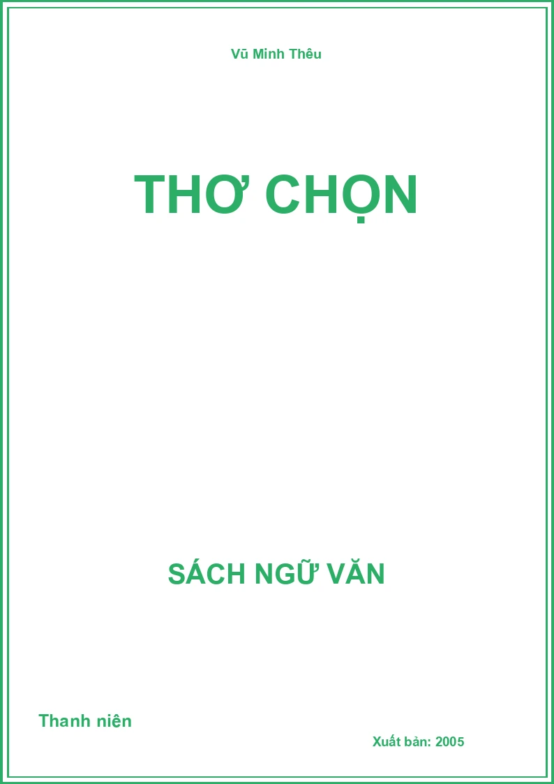 Thơ chọn