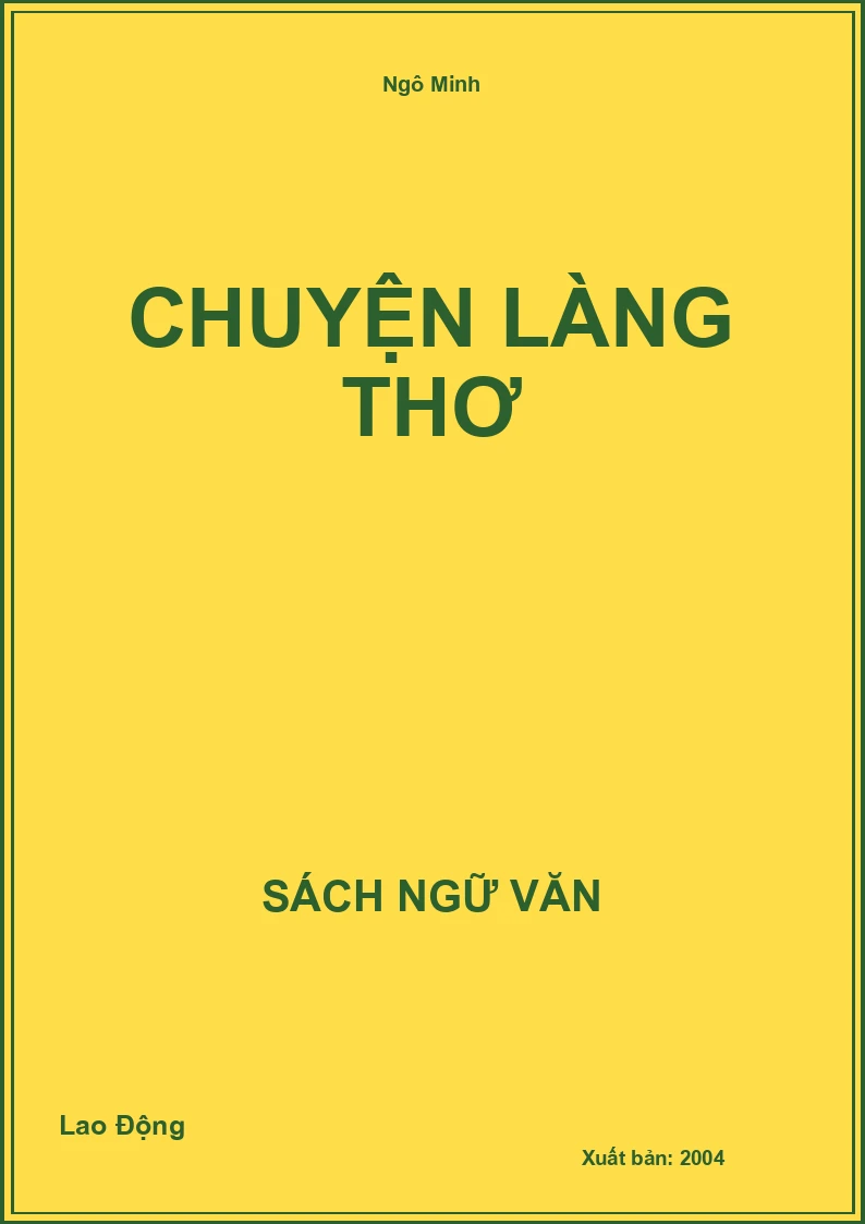 Chuyện làng thơ