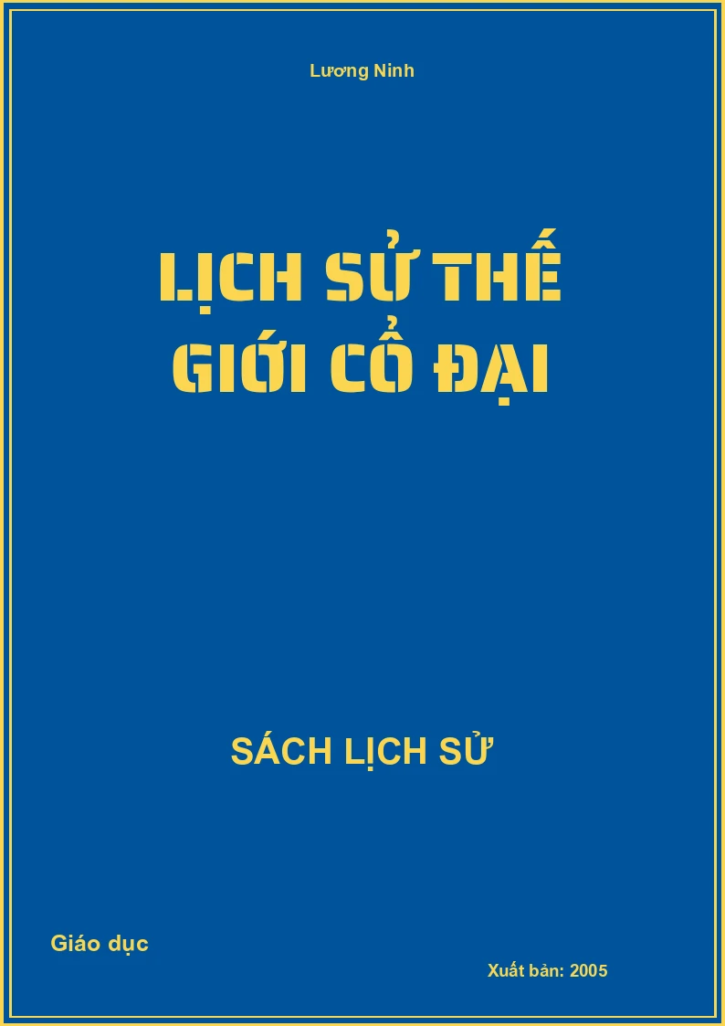 Lịch sử Thế giới cổ đại