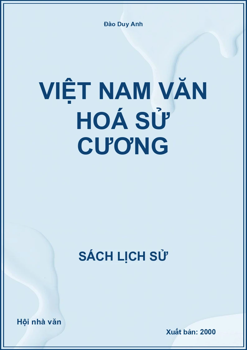 Việt Nam văn hoá sử cương