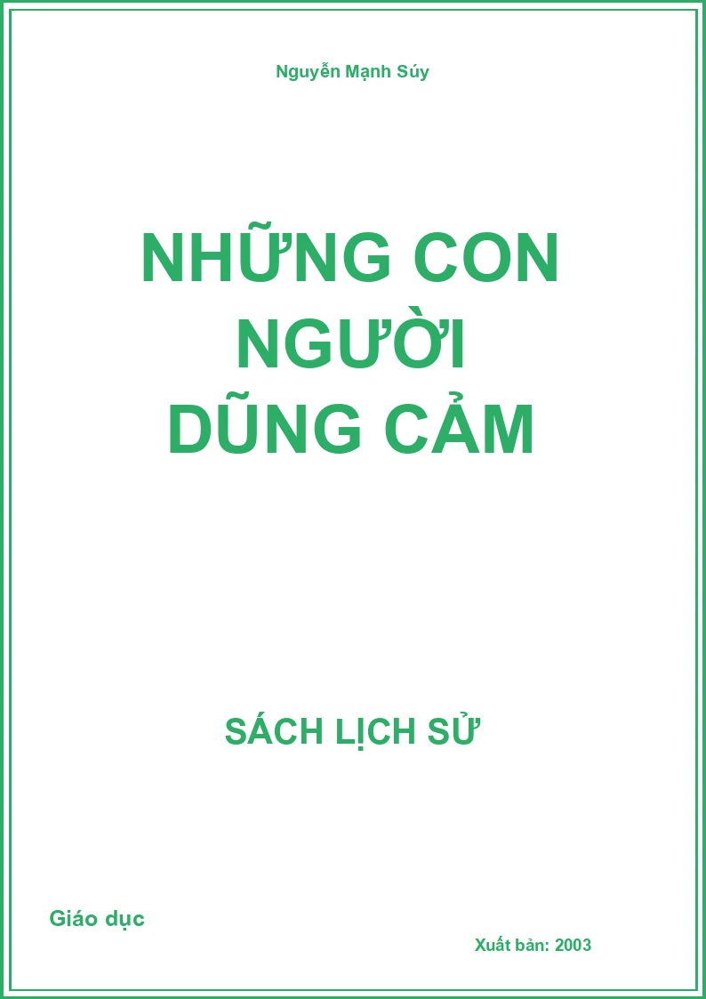 Những con người dũng cảm