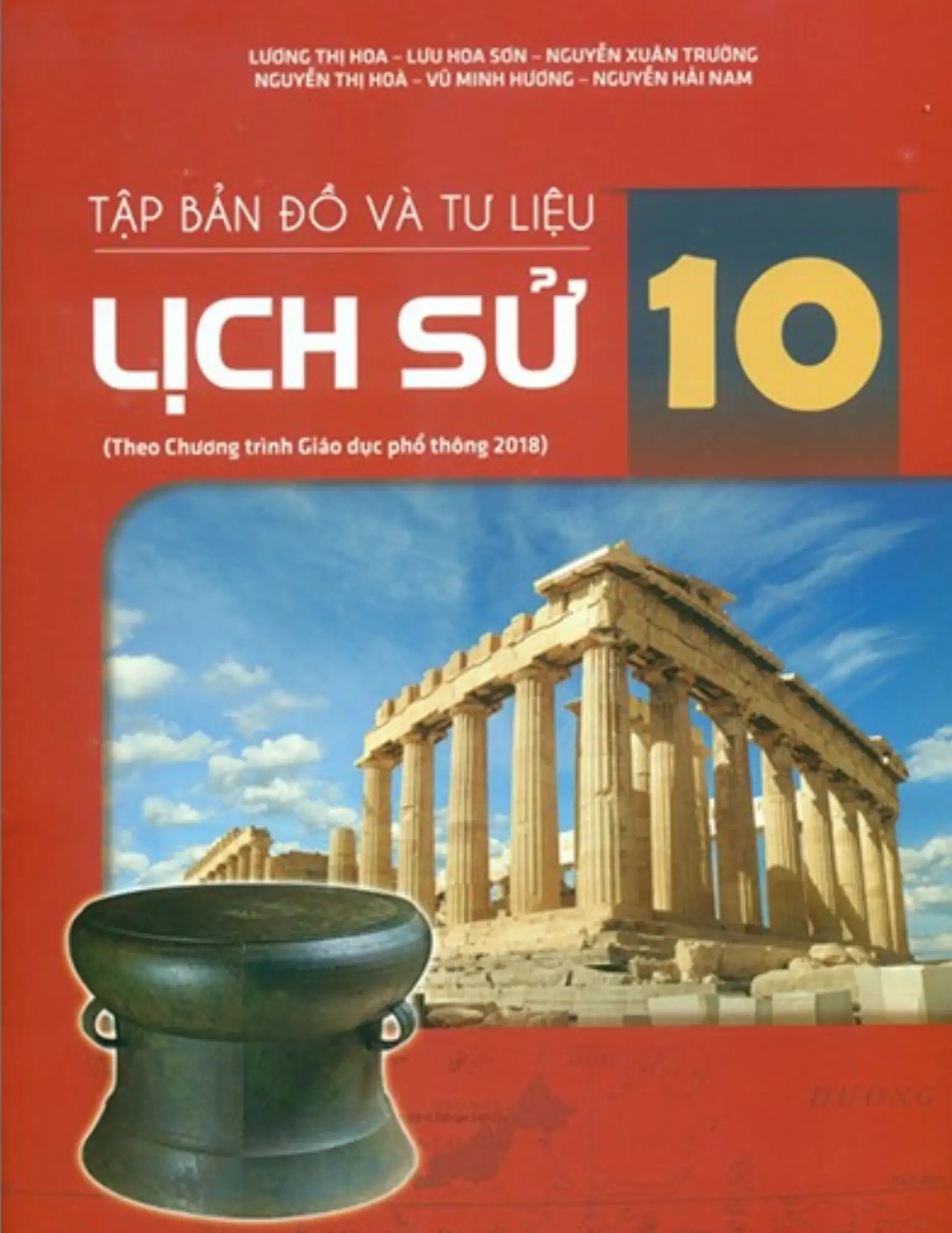 Tập bản đồ và tư liệu Lịch sử 10