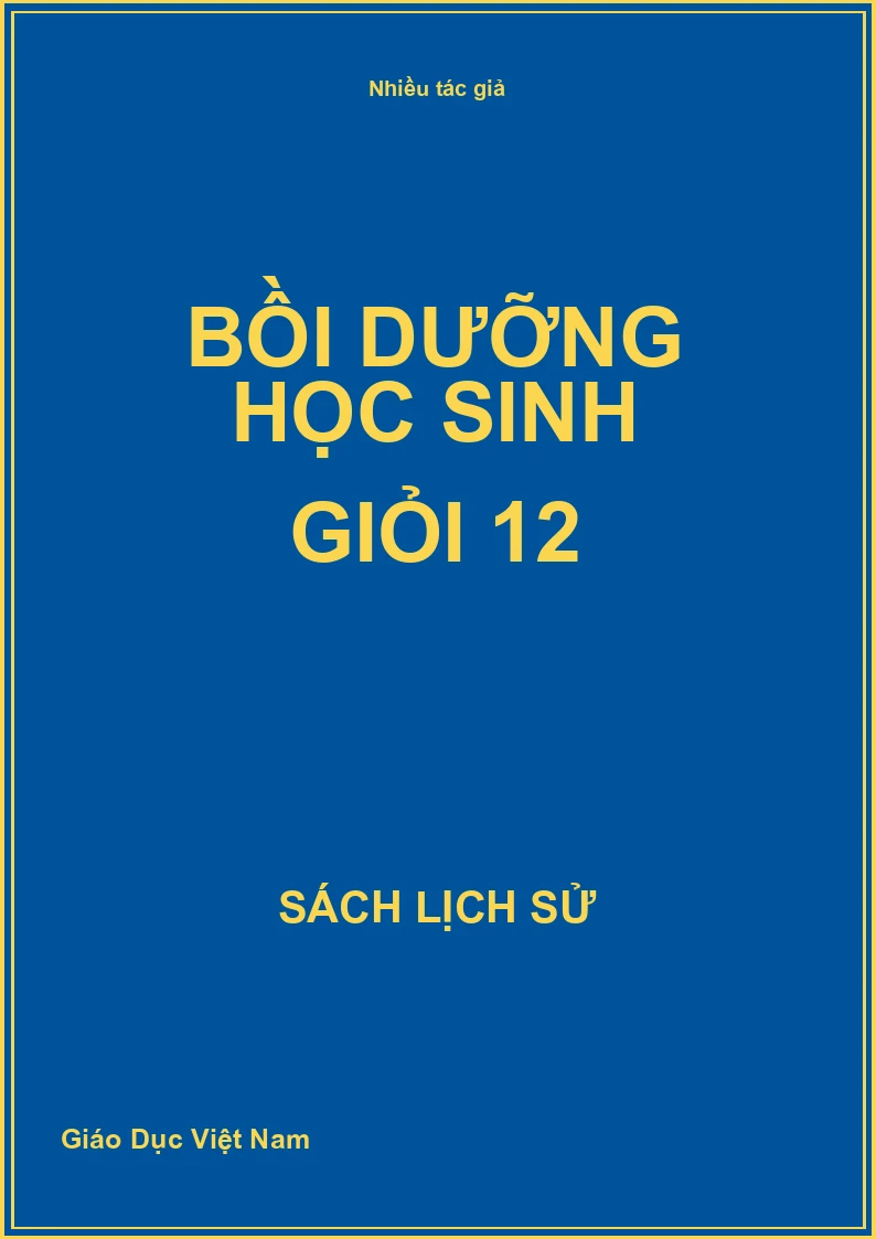 Bồi dưỡng học sinh giỏi 12