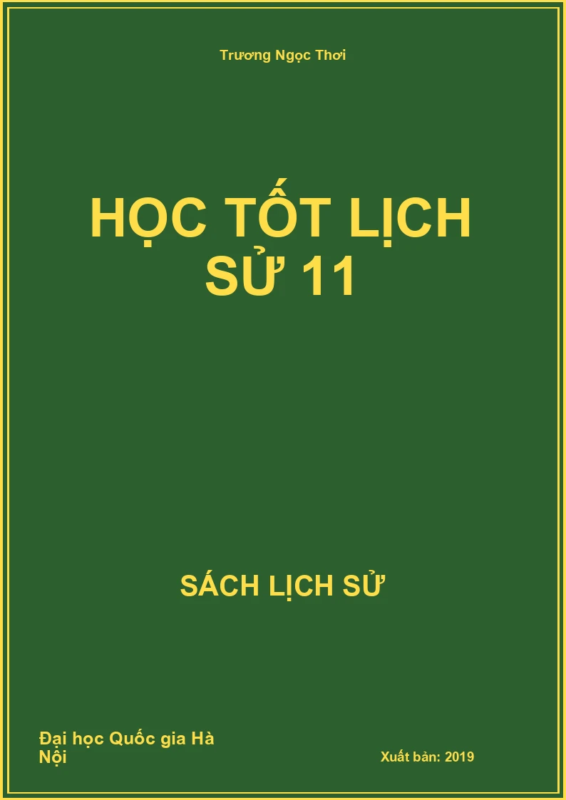 Học tốt Lịch Sử 11
