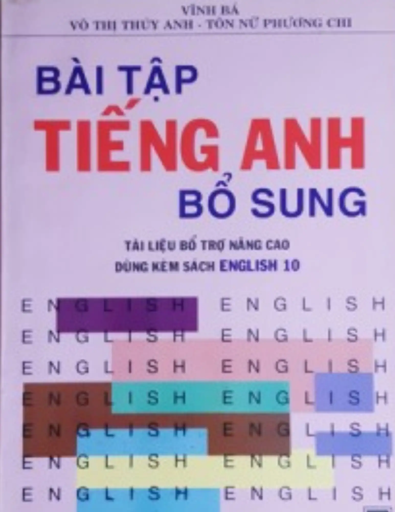 Bài tập tiếng Anh bổ sung 10