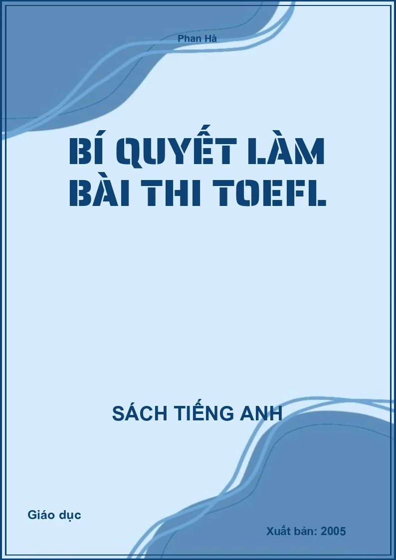 Bí quyết làm bài thi Toefl