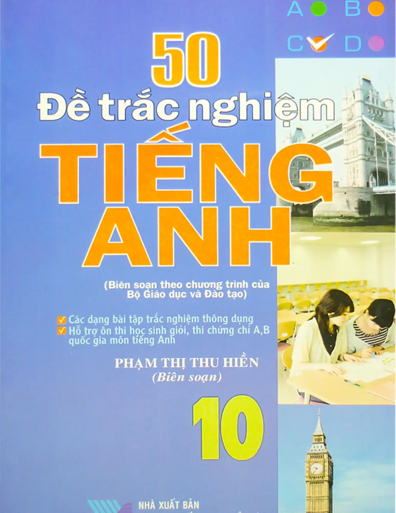 50 đề trắc nghiệm tiếng Anh 10
