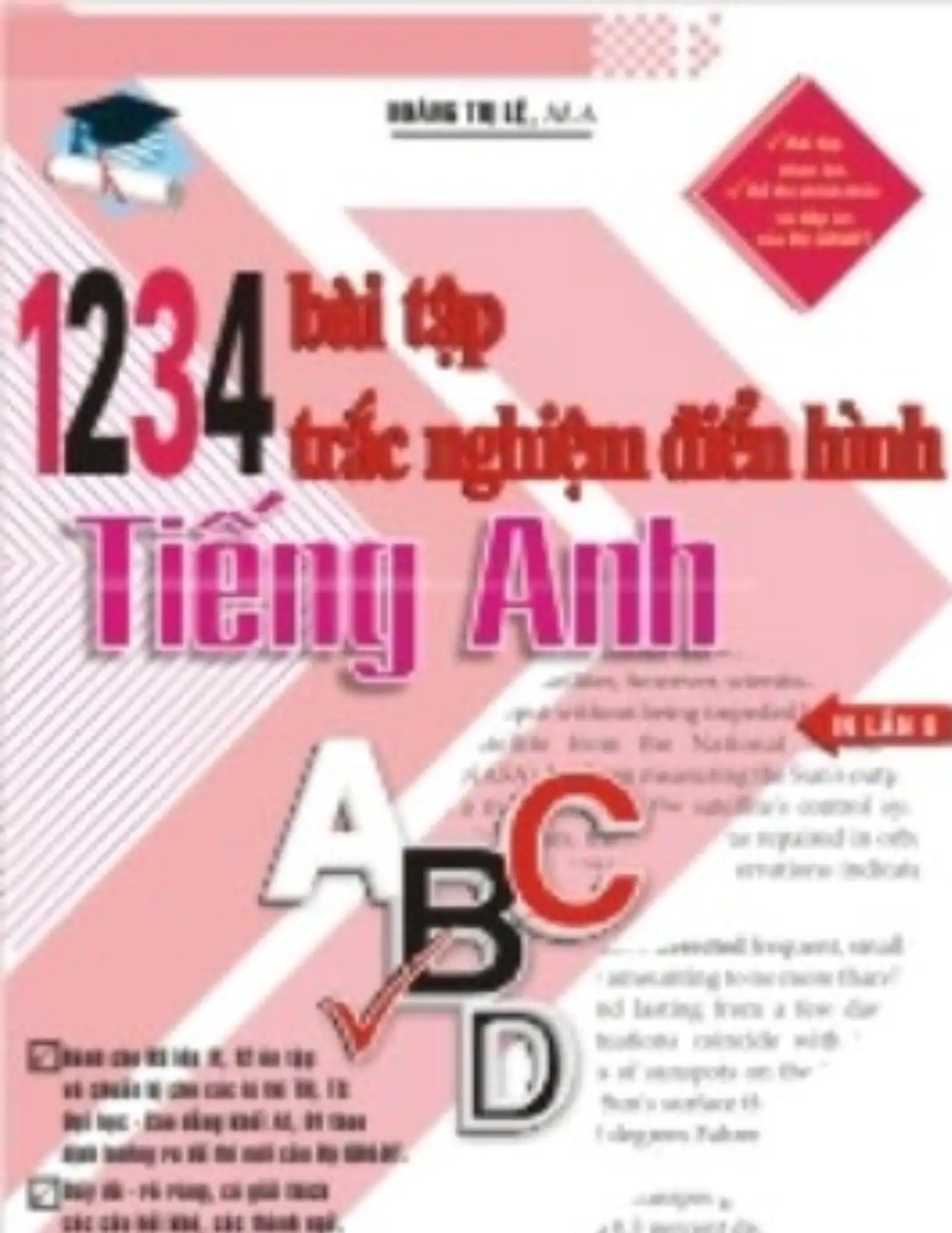 1234 Bài tập trắc nghiệm điển hình Tiếng anh