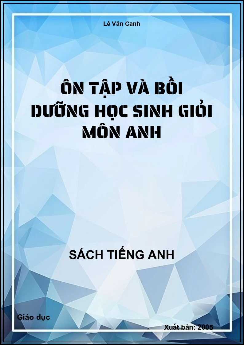 Ôn tập và bồi dưỡng học sinh giỏi môn Anh