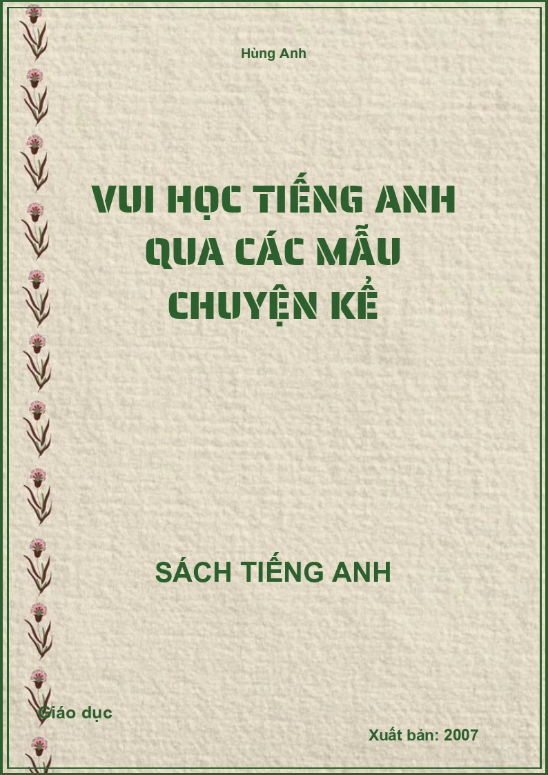 Vui học Tiếng Anh qua các mẫu chuyện kể