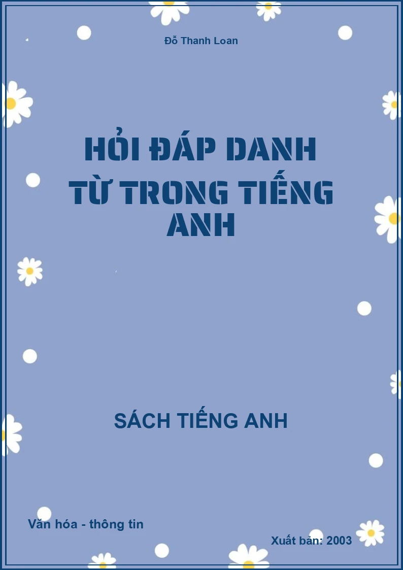 Hỏi đáp danh từ trong tiếng Anh