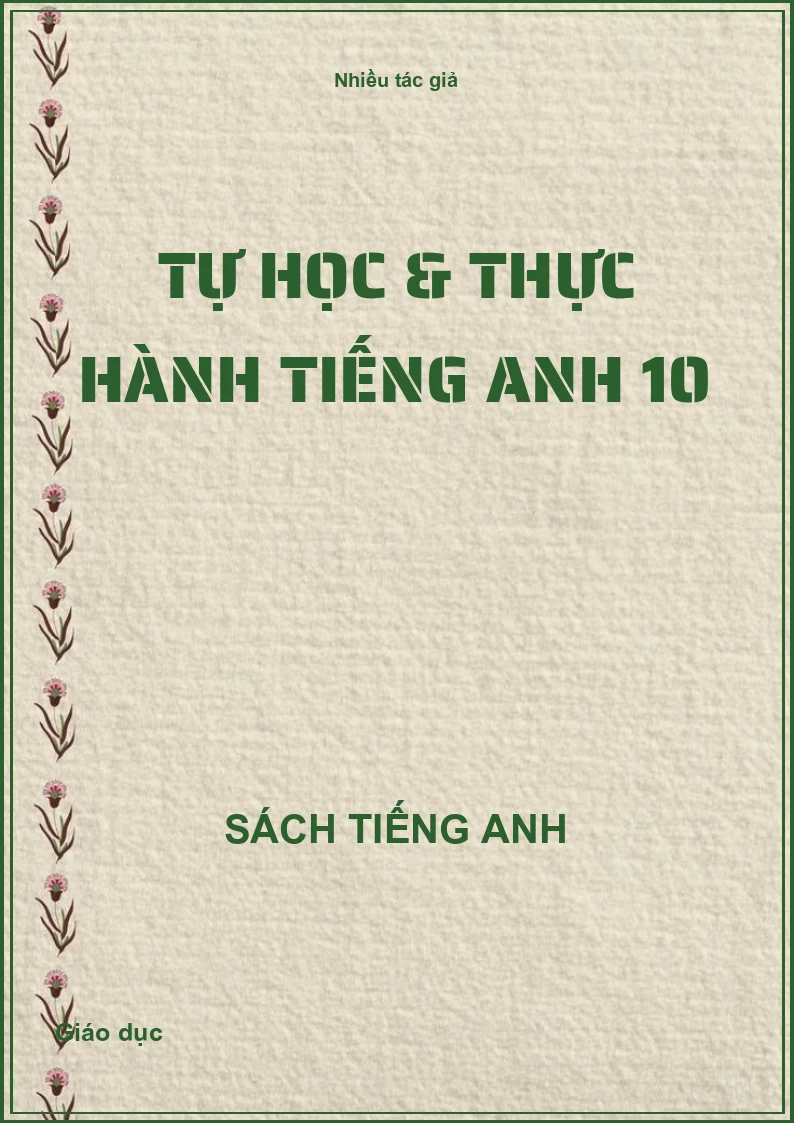 Tự học & thực hành tiếng Anh 10
