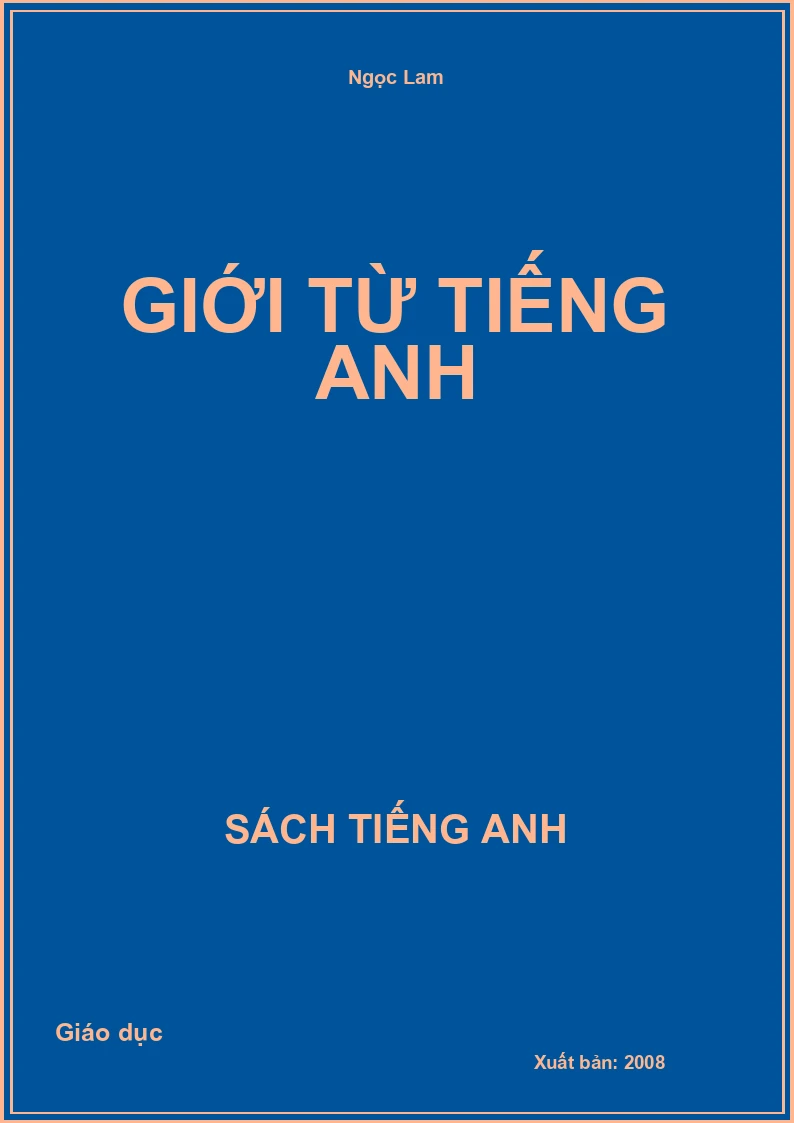 Giới từ tiếng Anh