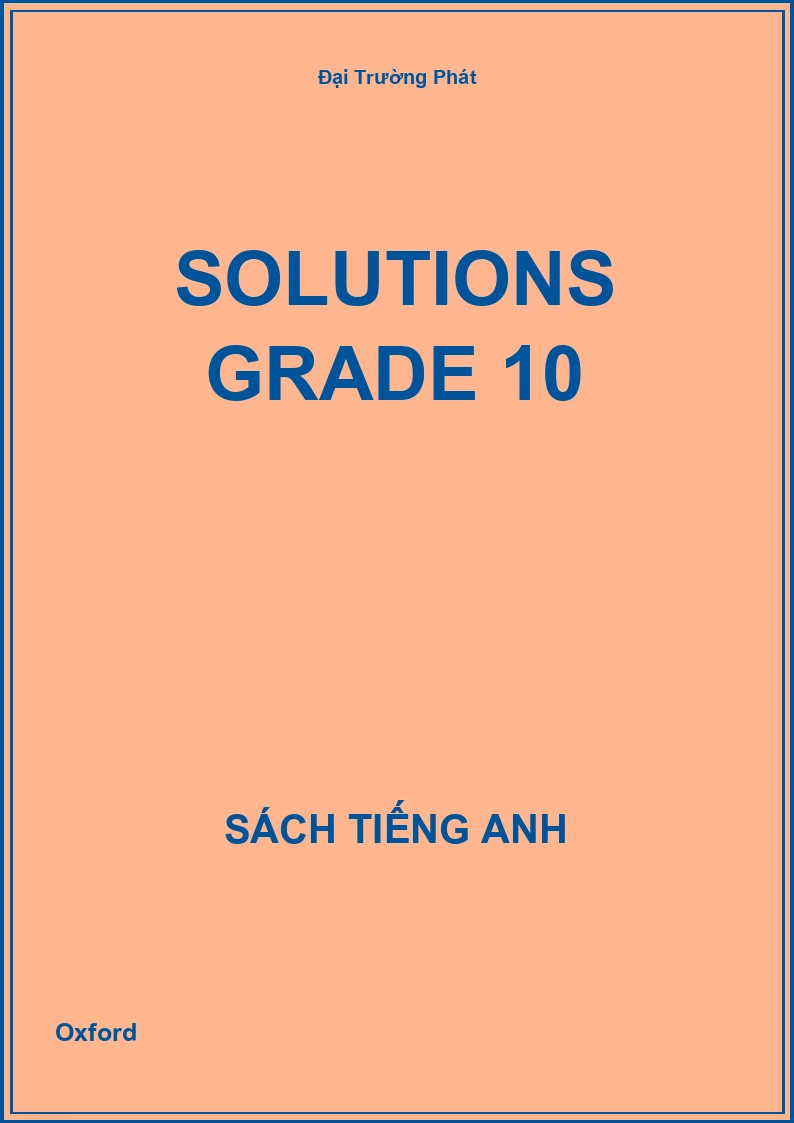 Solutions Grade 10
