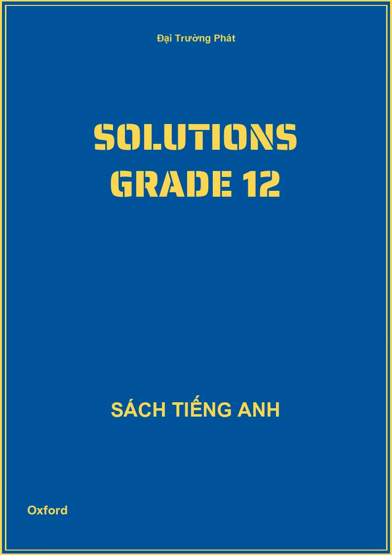 Solutions Grade 12