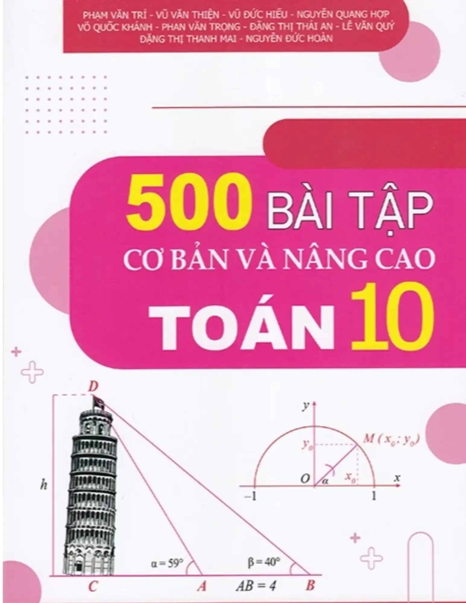 500 bài tập cơ bản và nâng cao Toán 10