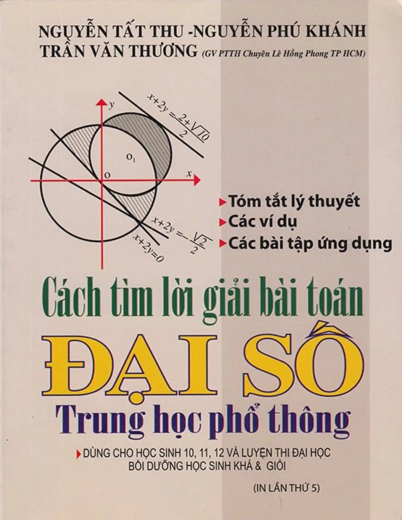 Cách tìm lời giải bài toán Đại số Trung học Phổ Thông