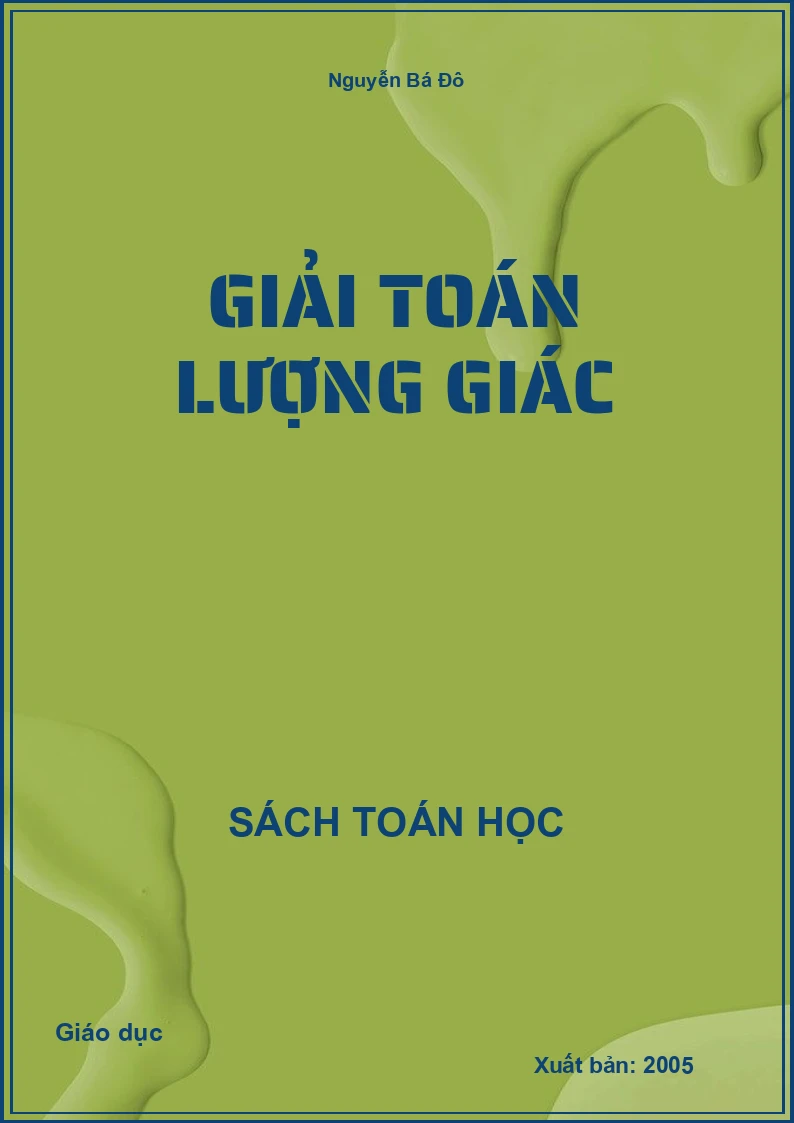 Giải toán lượng giác