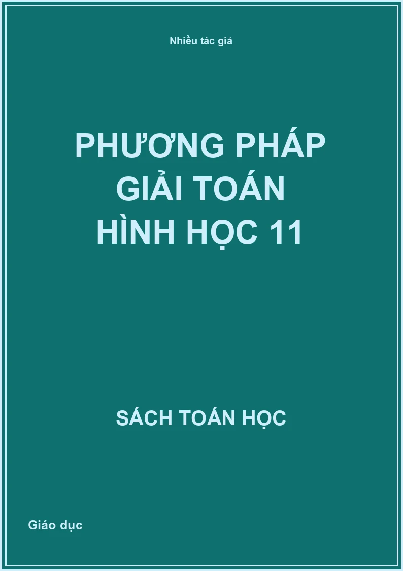 Phương pháp giải Toán Hình học 11