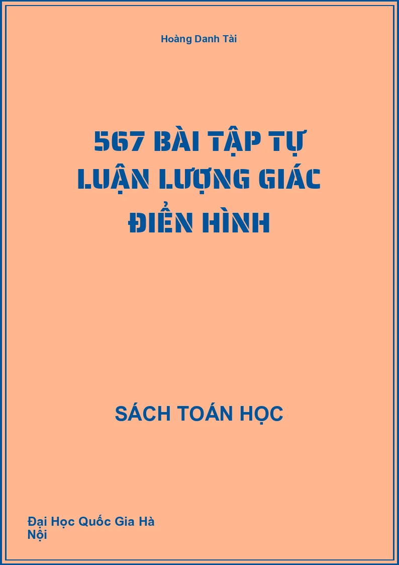567 bài tập tự luận Lượng giác điển hình