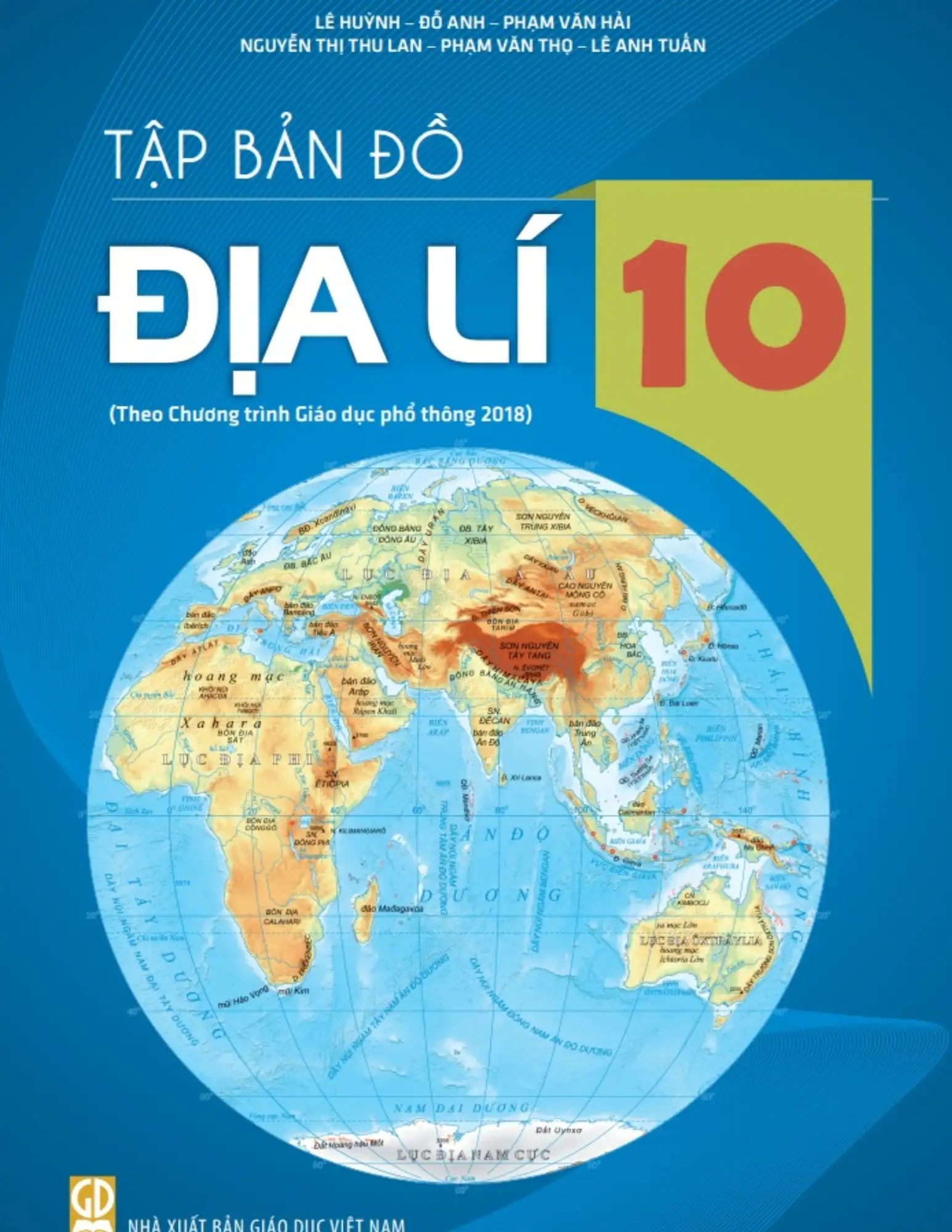 Tập bản đồ Địa lí 10