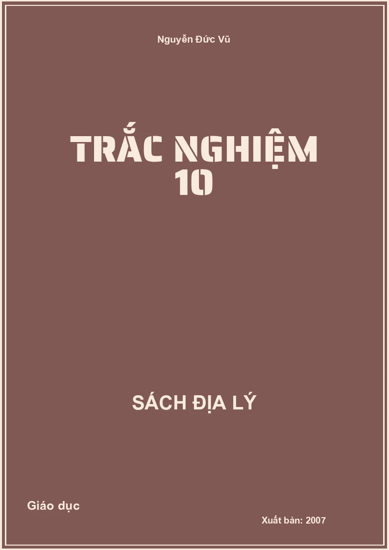 Trắc nghiệm 10
