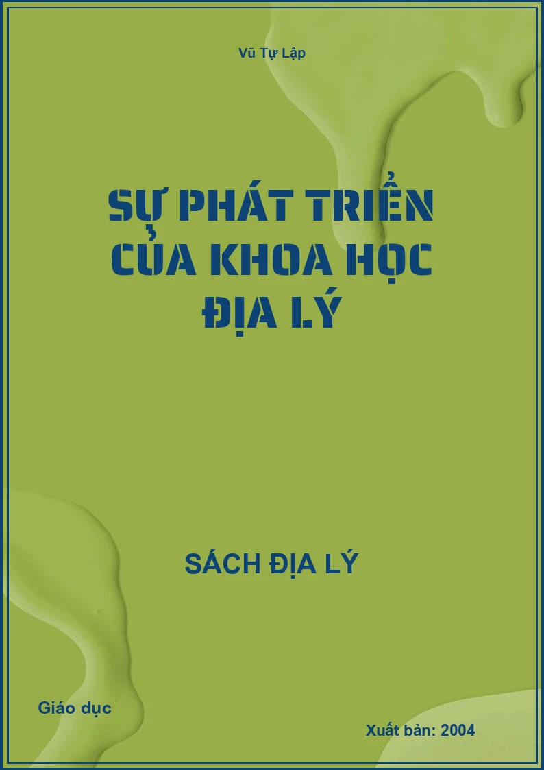 Sự phát triển của Khoa học Địa lý