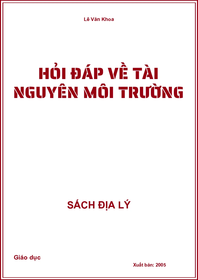 Hỏi đáp về Tài nguyên môi trường