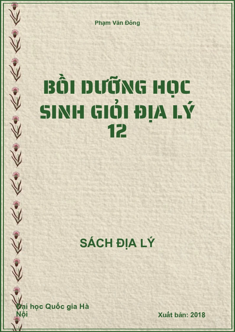Bồi dưỡng học sinh giỏi Địa lý 12