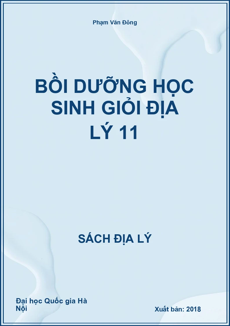 Bồi dưỡng học sinh giỏi Địa lý 11