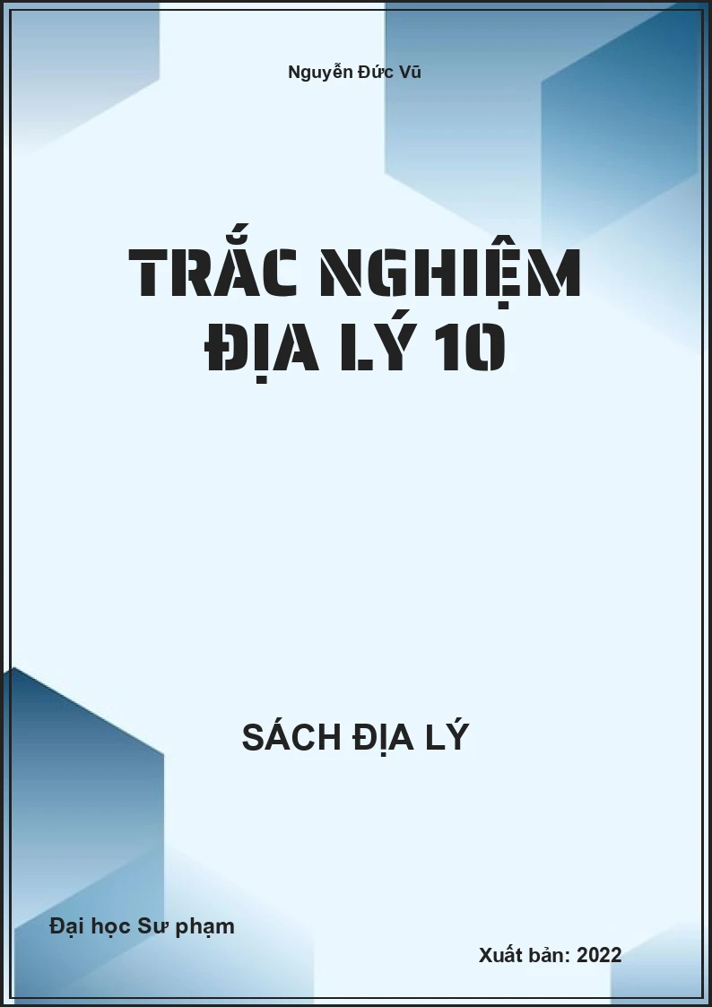 Trắc nghiệm Địa lý 10